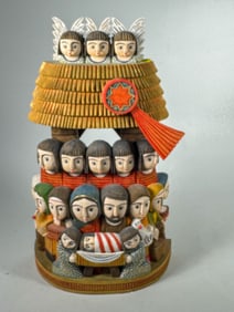 TADEUSZ KACALAK CARVED WOOD NATIVITY