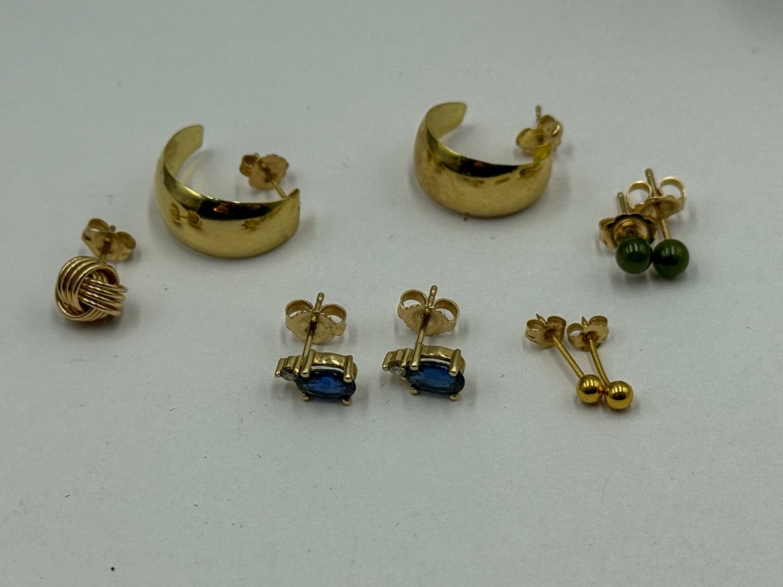 14K GOLD AND GF EARRINGS (1 of 3)