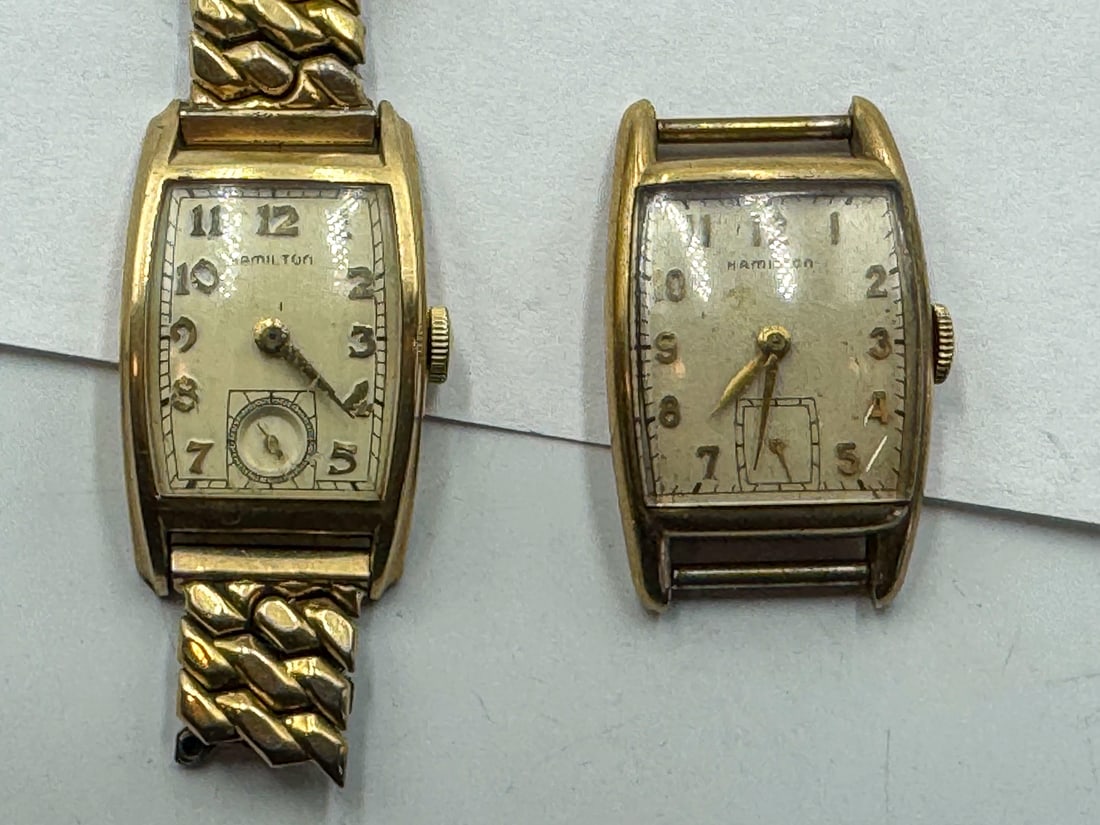 2 GF MENS WATCHES AND GF CHAINS, EARRINGS, ETC. (1 of 3)