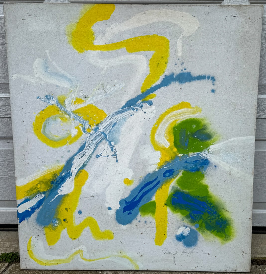 DAVID KUPFER O/C PAINTING "WINTER IN NOHO" (1 of 5)