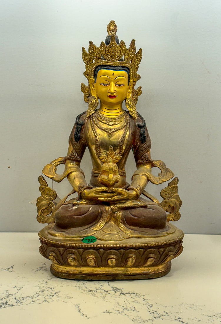 BRONZE SHIVA, 13" X 9" X 6" (1 of 6)