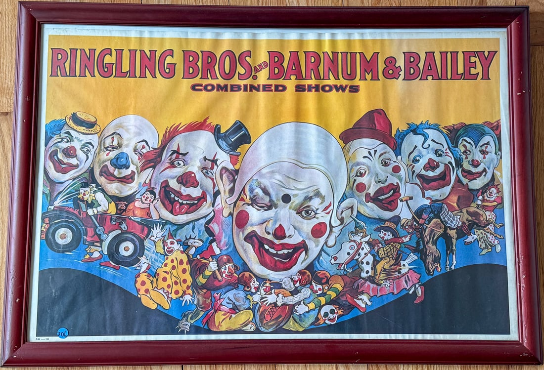 RINGLING BROTHERS CIRCUS POSTER, 27" X 39" (1 of 5)