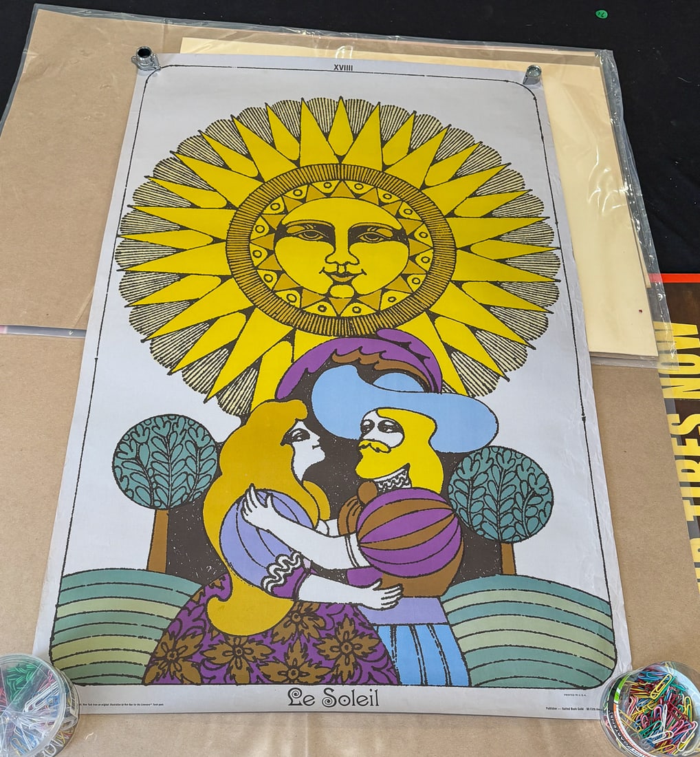 1967 ORIGINAL POSTER "SOLEIL", 38" X 24" (1 of 6)