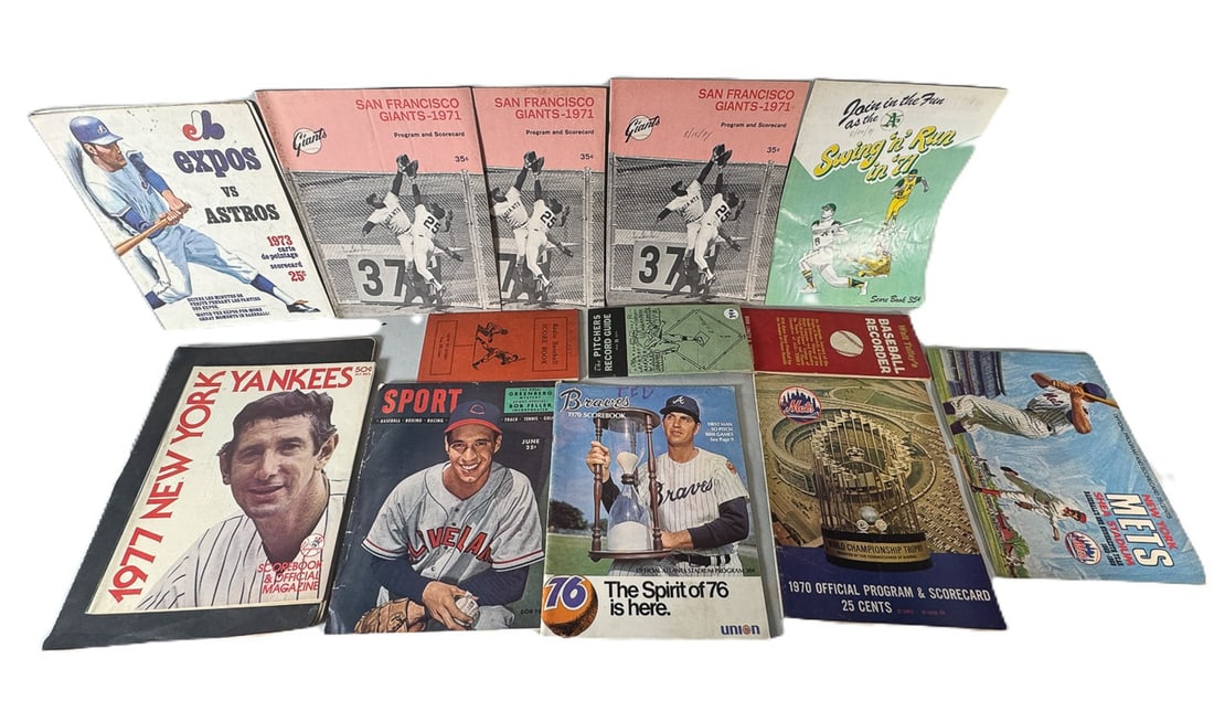 1960 -1970S BASEBALL PROGRAMS INCLUDES METS, EXPOS, ETC. (1 of 7)