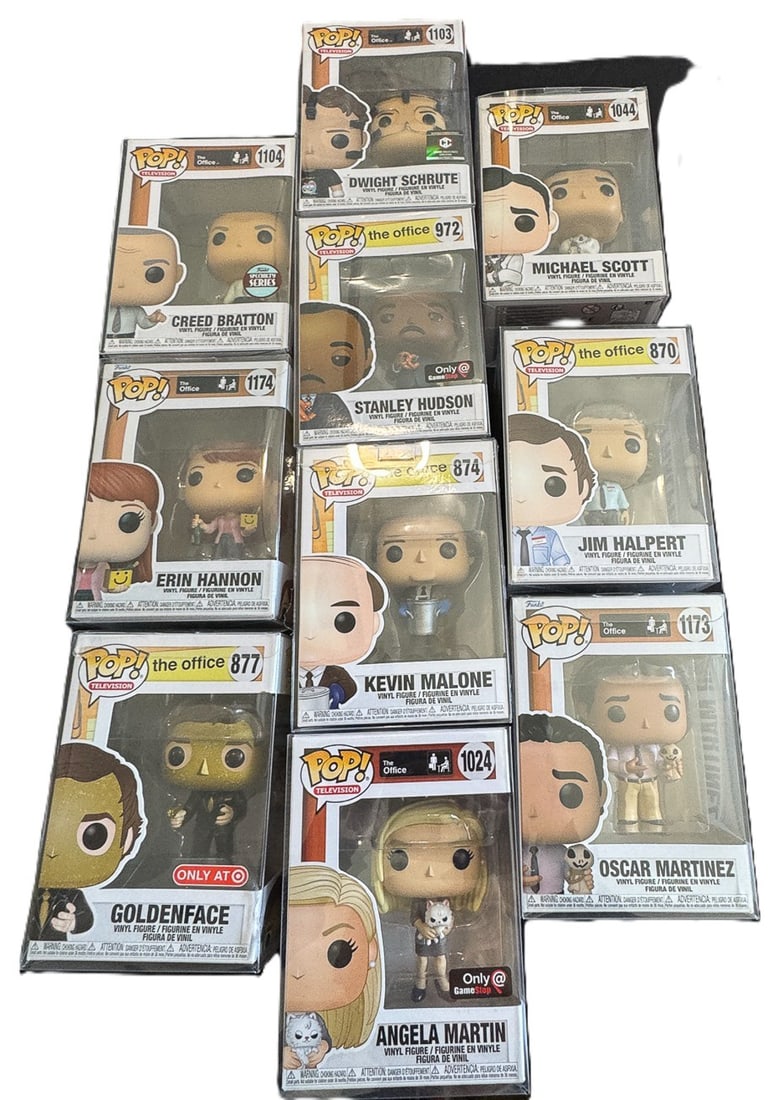 10 MIB FUNKO POP "THE OFFICE" FIGURES (1 of 5)