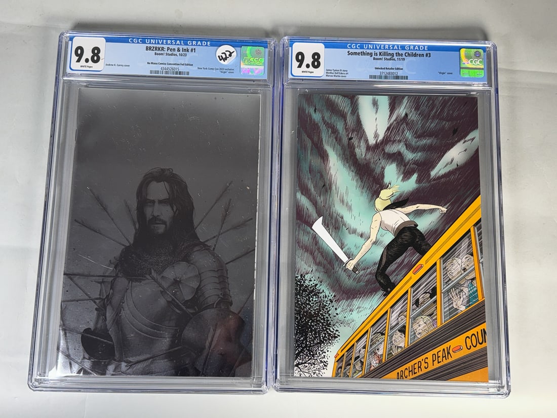 2 CGC GRADED COMICS, BRZRKR PEN AND INK #1 AND SOMETHING IS KILLING THE CHILDREN #3 (1 of 4)