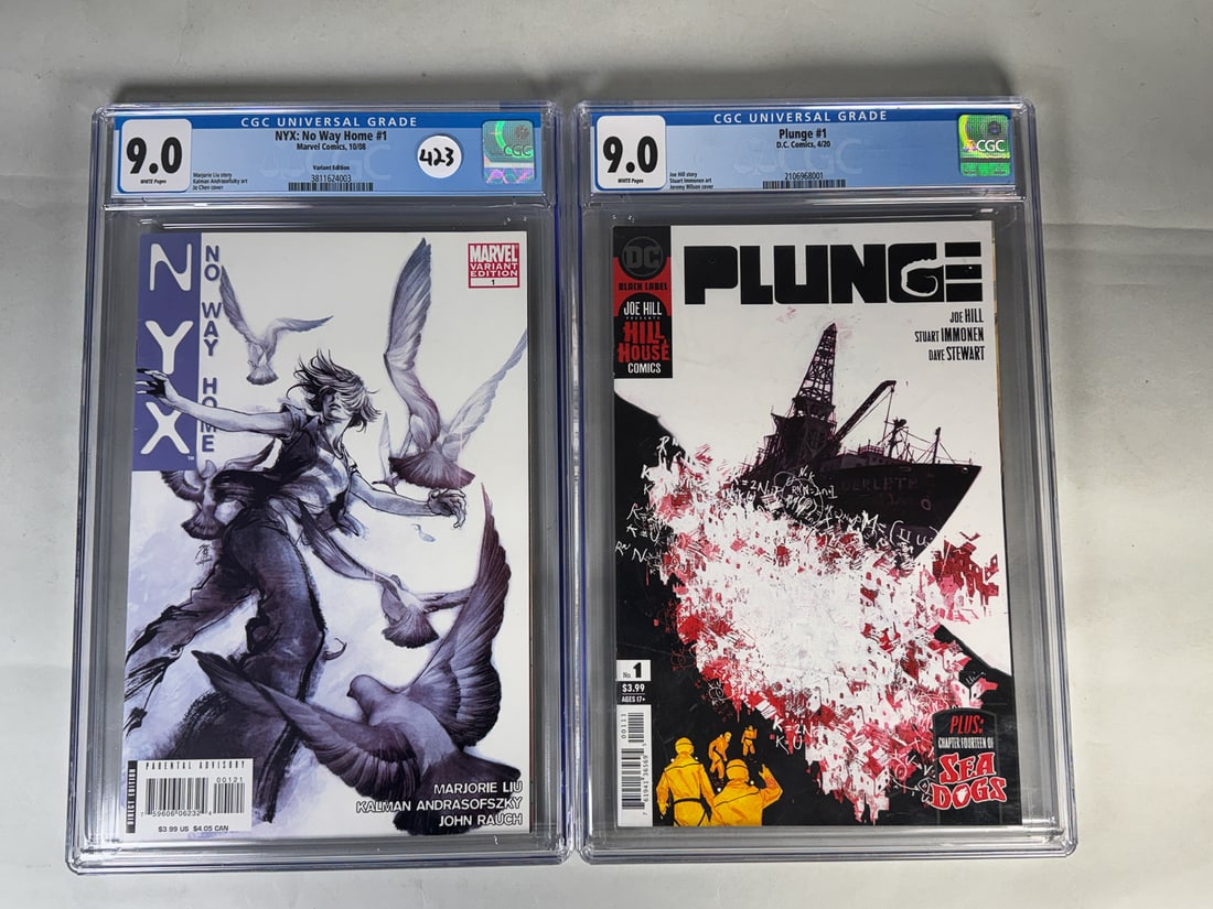 2 CGC GRADED COMICS, NO WAY HOME #1 AND PLUNGE #1 (1 of 4)
