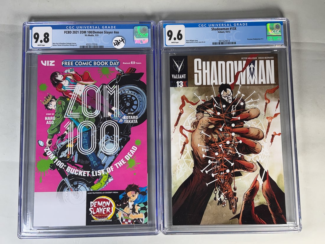 2 CGC GRADED COMICS, DEMON SLAYER #NN AND SHADOWMAN #13X (1 of 4)