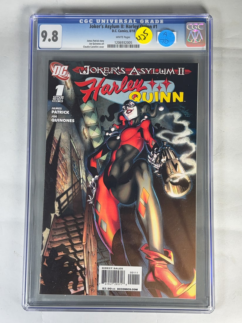 CGC GRADED COMIC JOKERS ASYLUM II HARLEY QUINN #1: CGC GRADED COMIC JOKERS ASYLUM II HARLEY QUINN #1