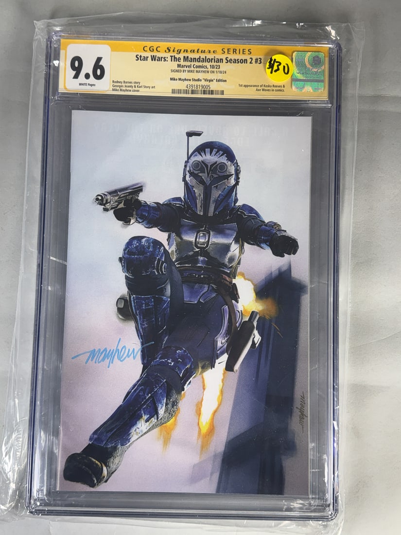 CGC SIGNATURE SERIES COMIC BOOK THE MANDALORIAN SEASON 2 #3: CGC SIGNATURE SERIES COMIC BOOK THE MANDALORIAN SEASON 2 #3