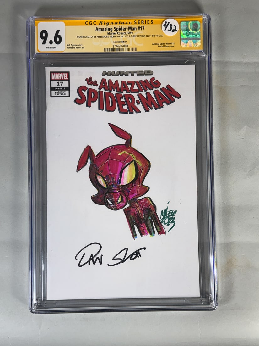 CGC SIGNATURE SERIES COMIC BOOK AMAZING SPIDER MAN #17 (1 of 4)