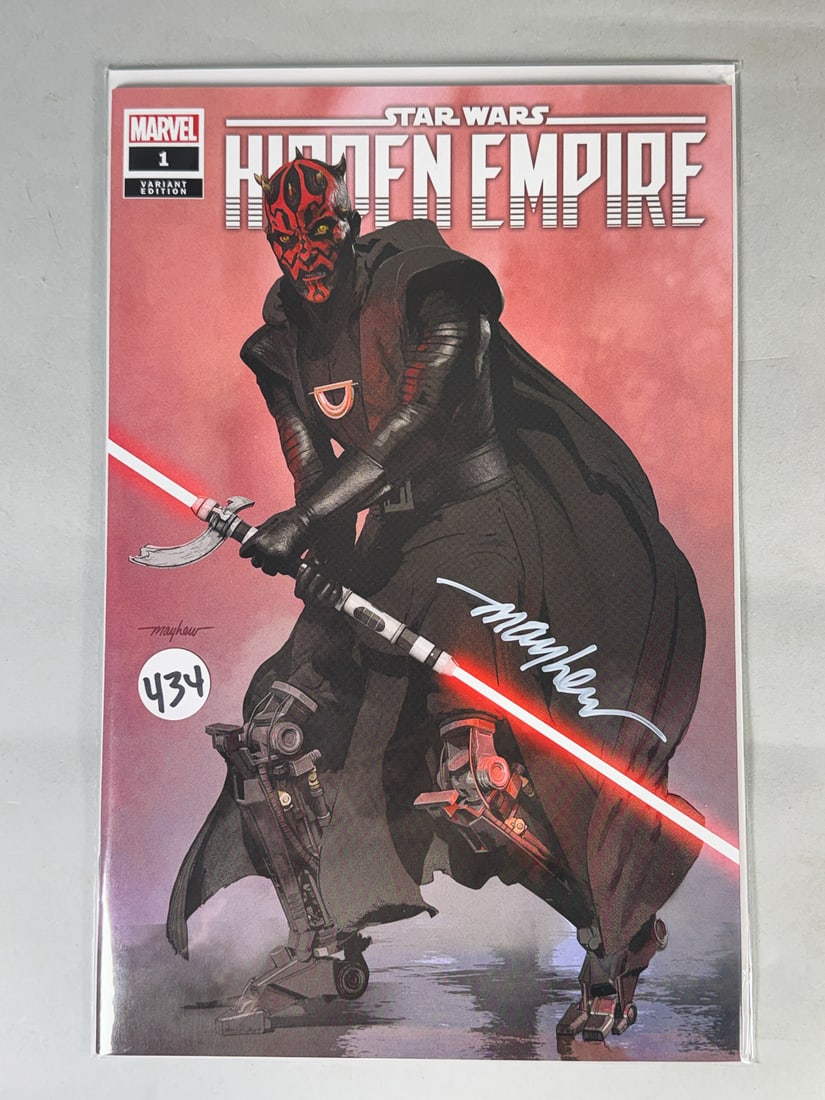 SIGNED COMIC BOOK STAR WARS HIDDEN EMPIRE #1 (1 of 2)