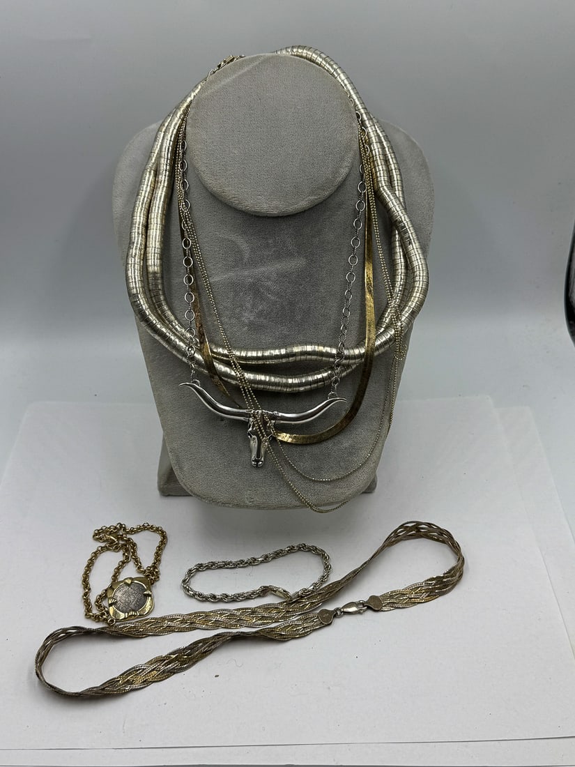 STERLING SILVER BRACELETS AND NECKLACES (1 of 3)