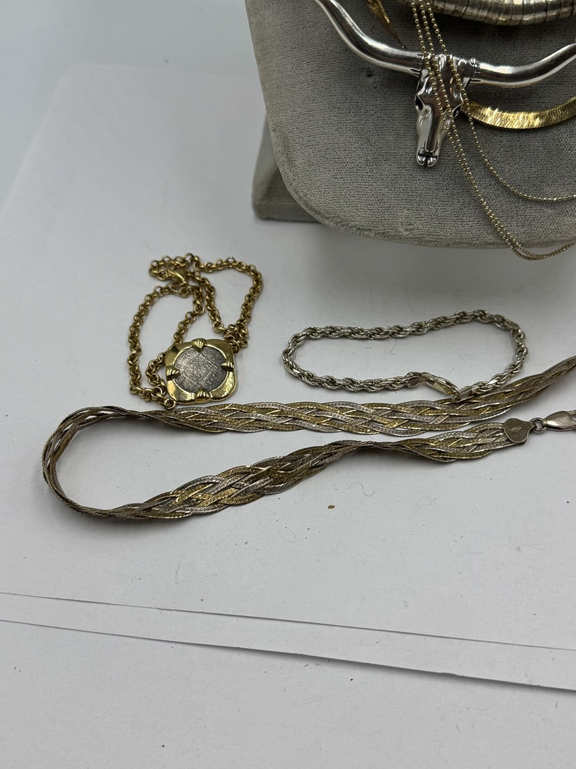STERLING SILVER BRACELETS AND NECKLACES - 3