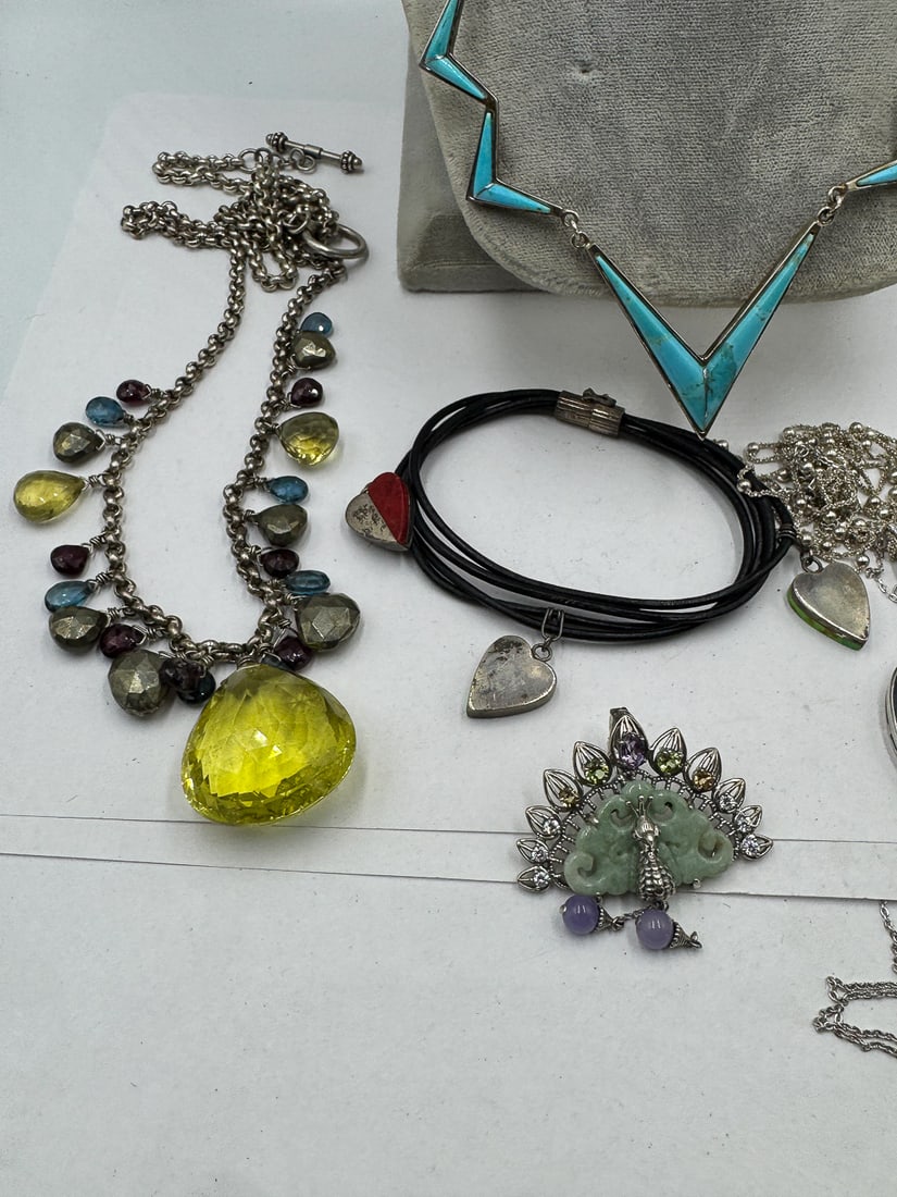 STERLING SILVER BRACELETS AND NECKLACES - 2