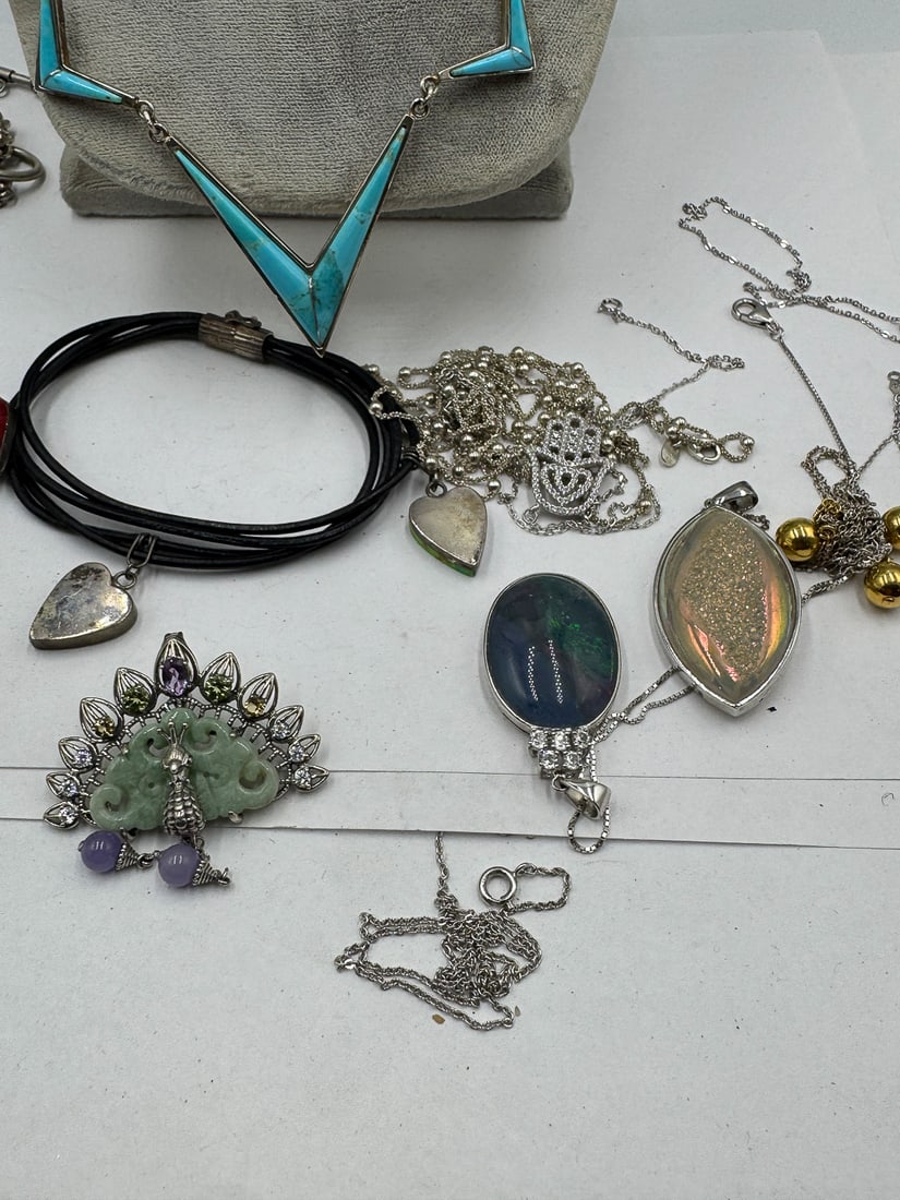 STERLING SILVER BRACELETS AND NECKLACES - 3