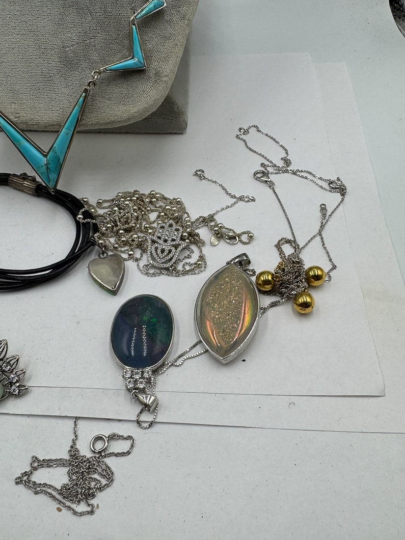STERLING SILVER BRACELETS AND NECKLACES - 4