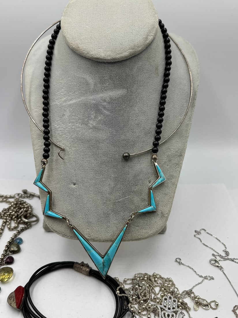 STERLING SILVER BRACELETS AND NECKLACES - 5
