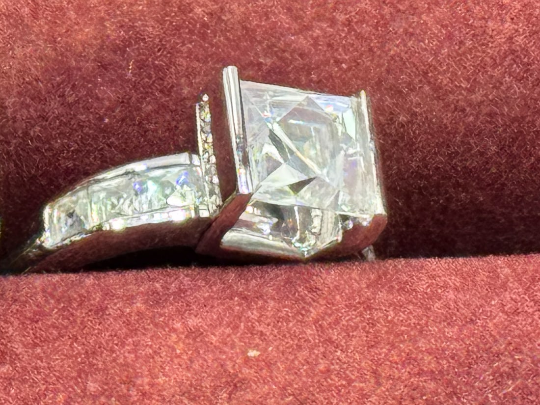 STERLING SILVER GEMSTONE BLING RINGS - 6