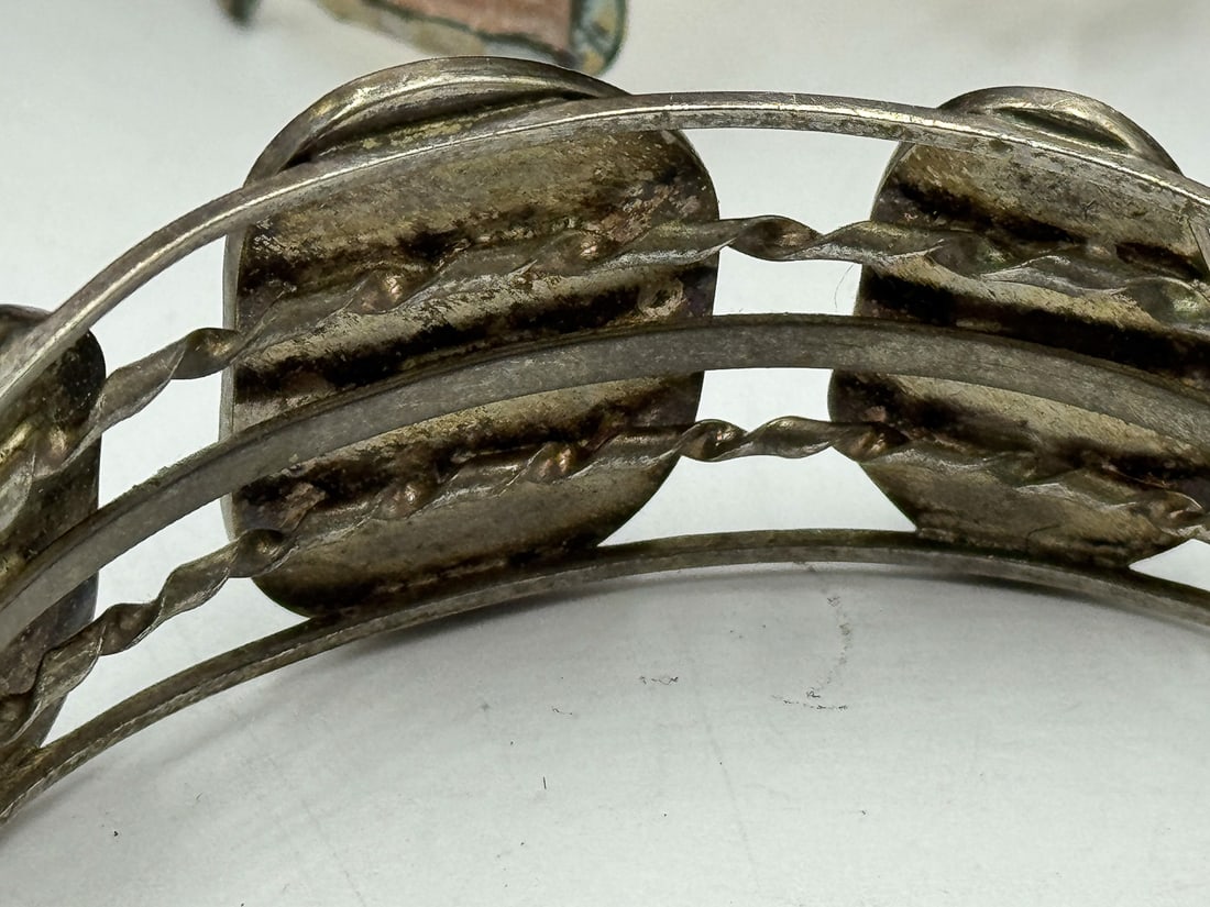 HARDSTONE BANGLE BRACELETS, TURQOUISE, ETC. - 7