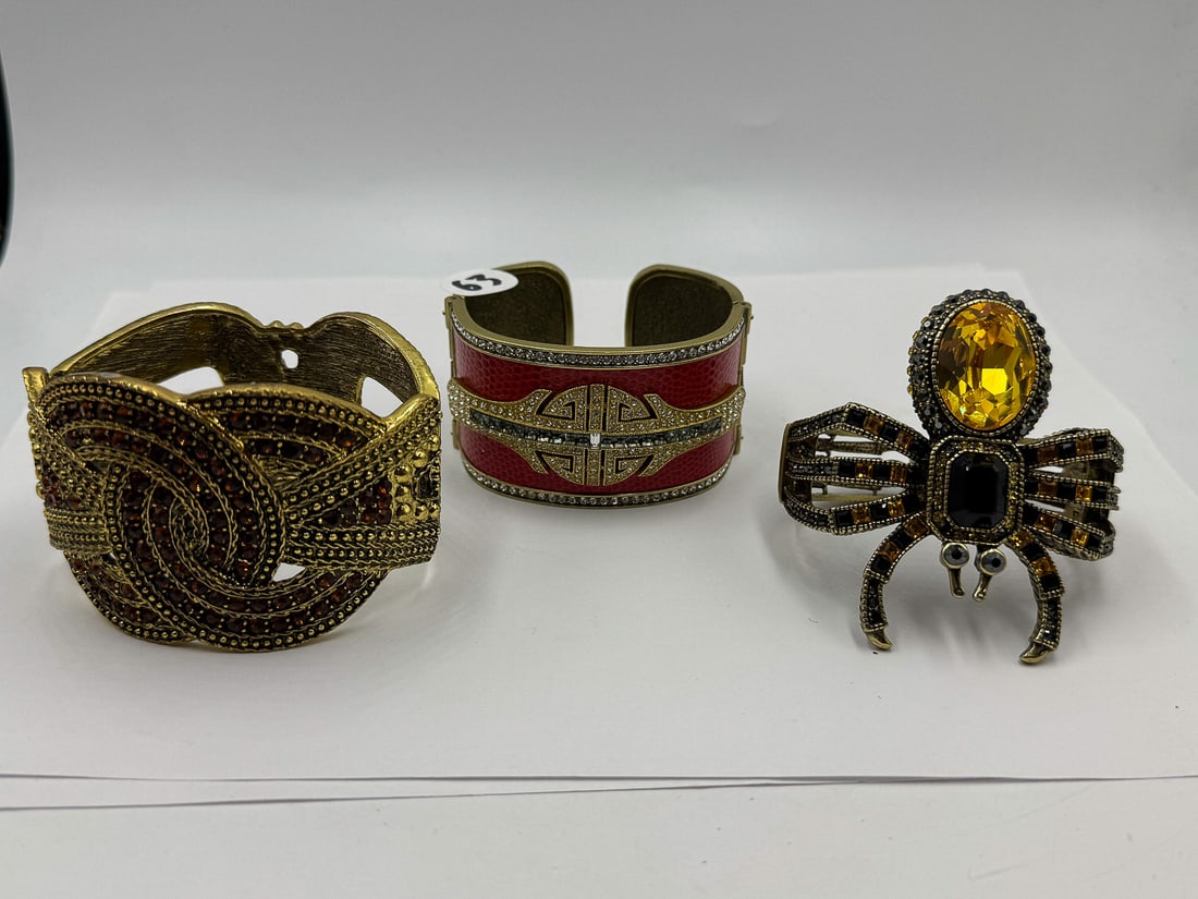 3 HEIDE DAUS CUFF BRACELETS (1 of 5)