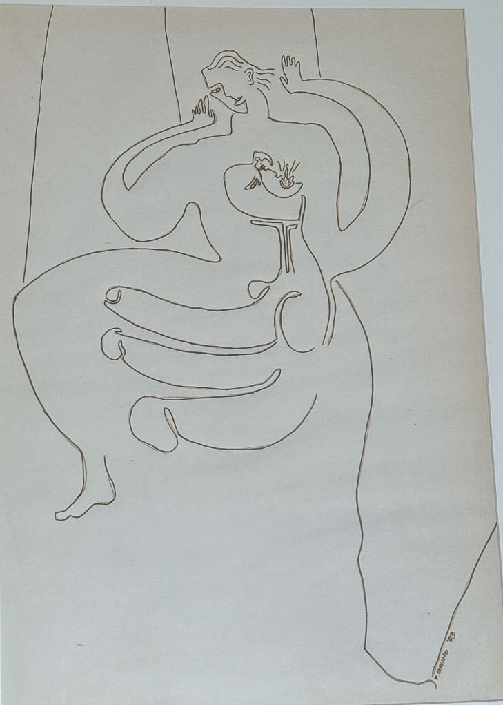 PAT BRUNO DRAWING 18"X 14" (1 of 5)