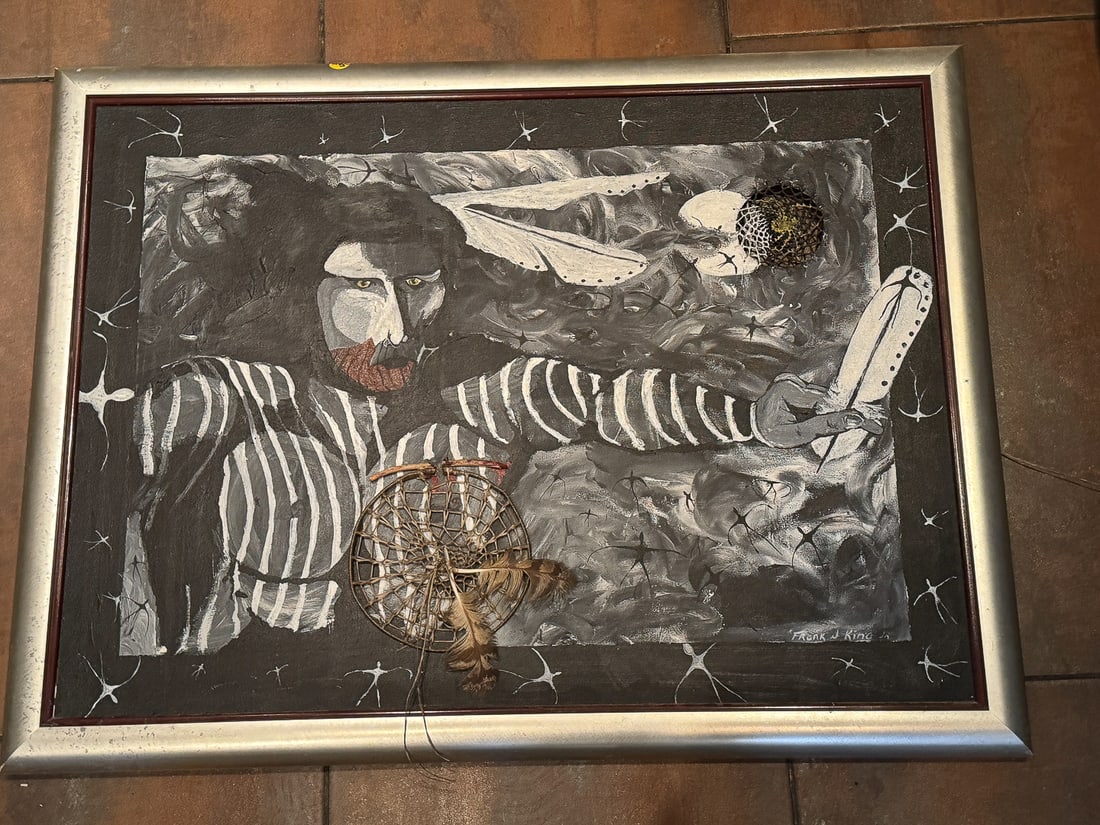 ABSTRACT ART 25" X 12" - 2