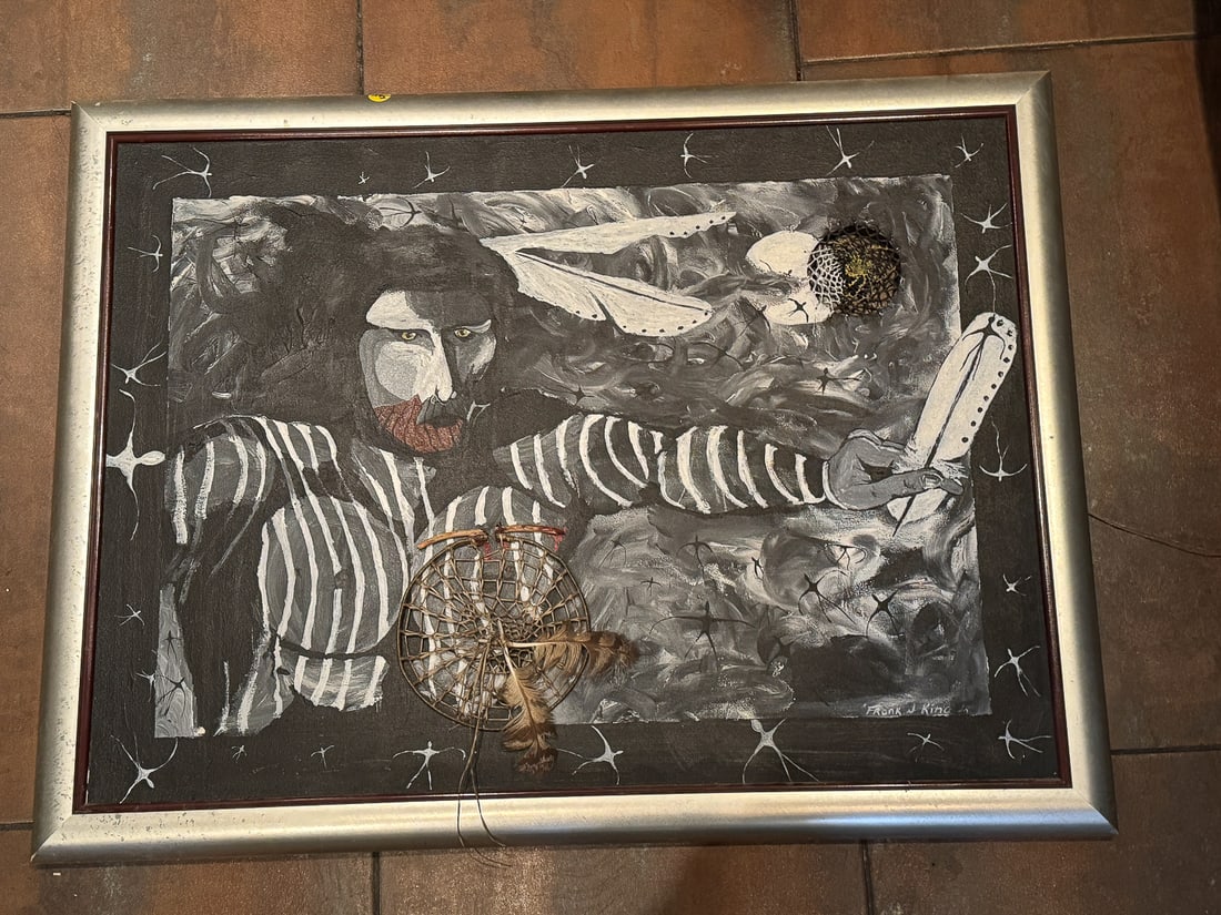 ABSTRACT ART 25" X 12" - 3