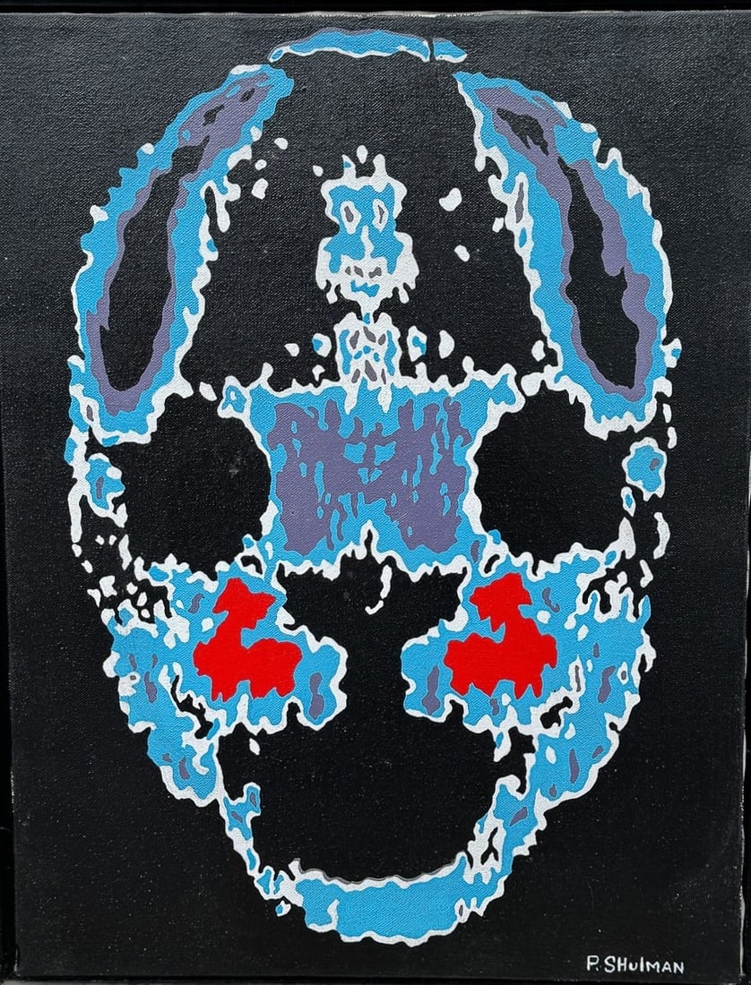 PAUL SHULMAN O/C "FATAL YAWN" 1993, 15" X 19.5" (1 of 5)