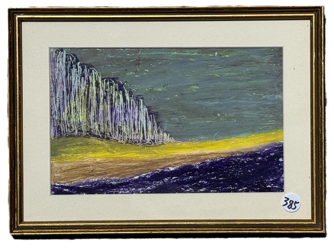 BRIAN EINERSEN "PROVINCETOWN SKY AND SEA" PASTEL, 9" X 12.5" (1 of 3)