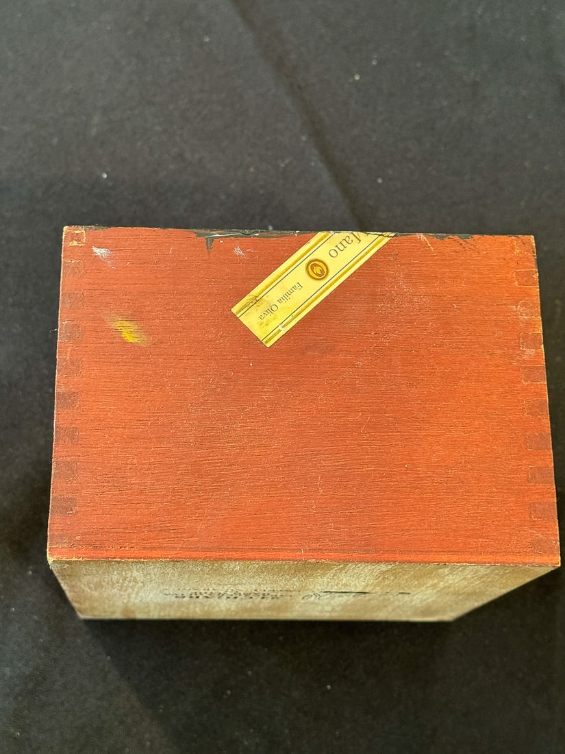 RAY NOLIN PAINTED CIGAR BOX - 4