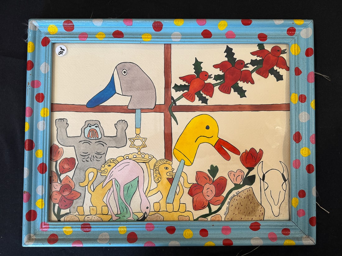 KATHLYN MAE PEARSON "JOHN'S KITCHEN WINDOW ON DAGGET AVE" 15" X 19" (1 of 4)