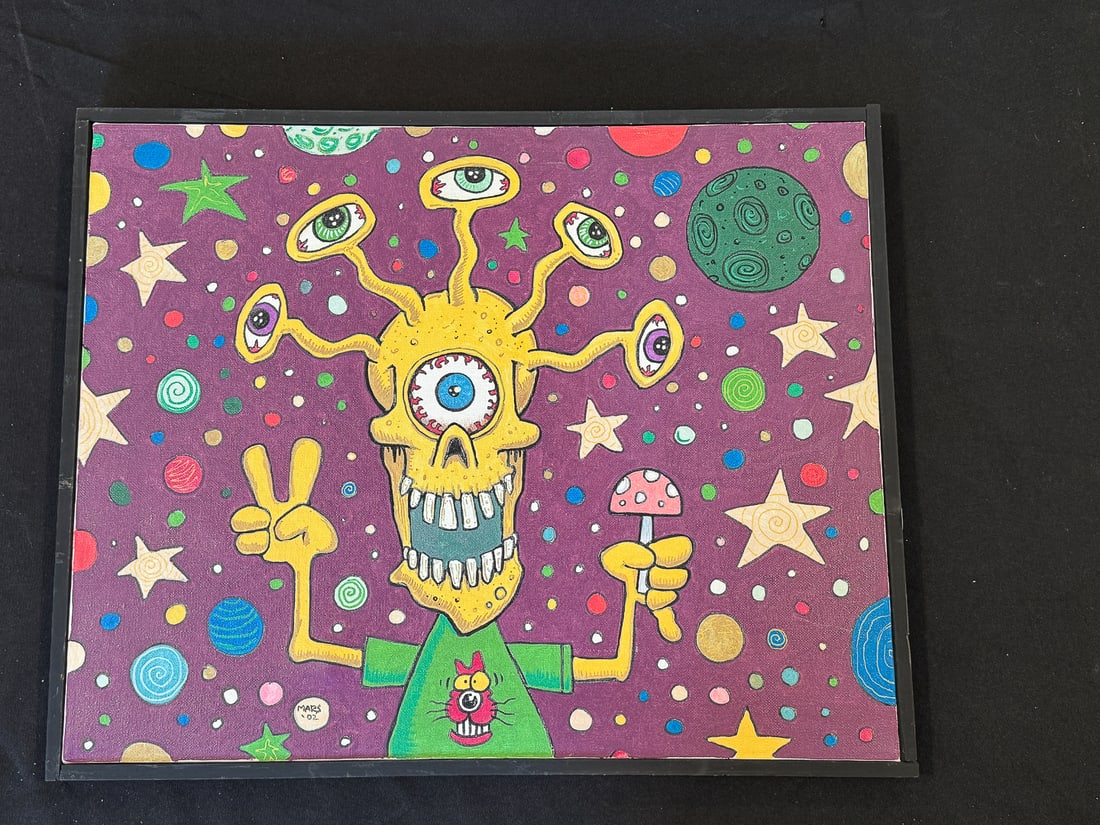 JOEY MARS OIL PAINTING ON CANVAS, 16.5" X 20.5" (1 of 7)