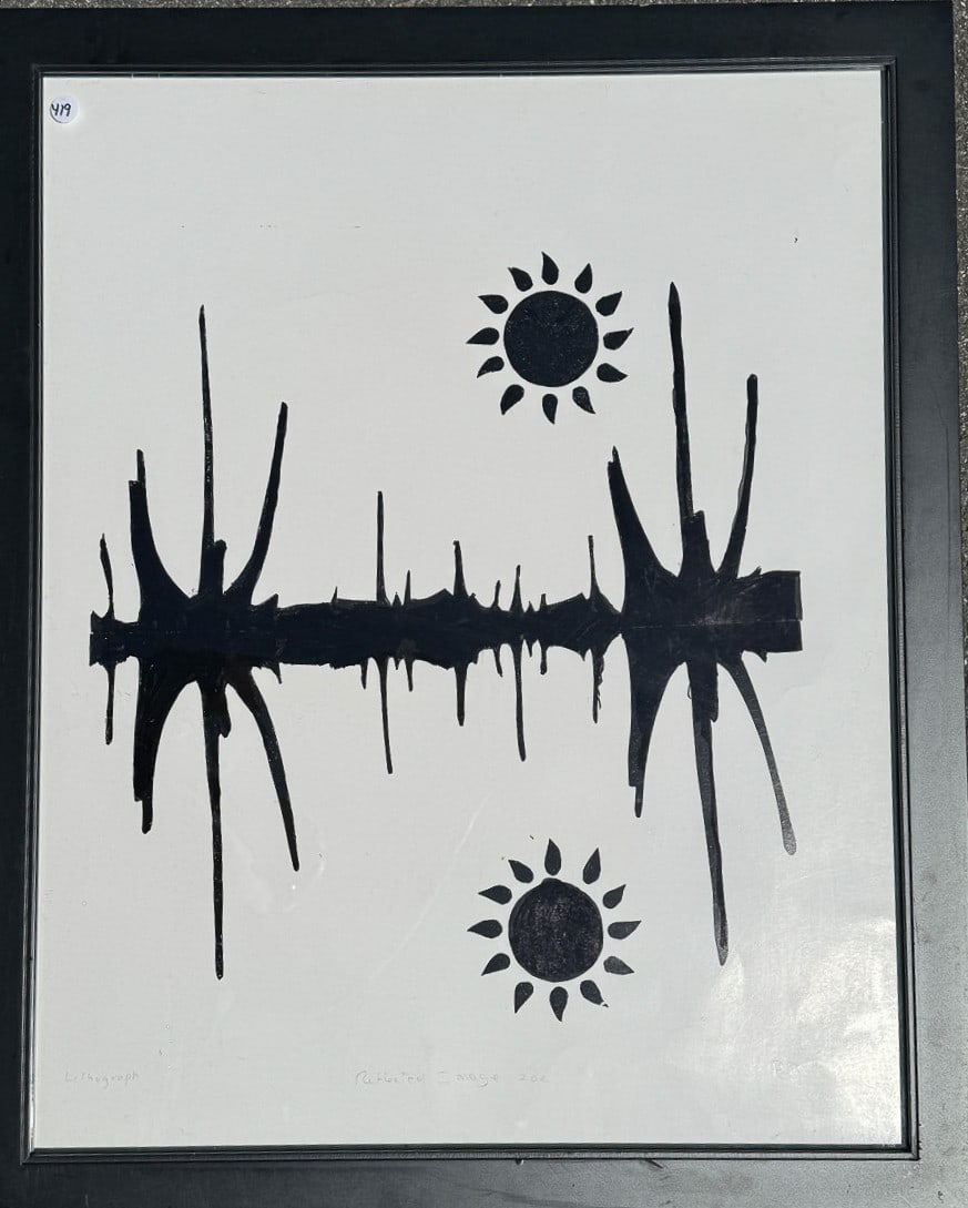 RICHARD PEPITONE REFLECTED IMAGE LITHOGRAPH SIGNED IN PENCIL 2021, 27" X 33" FRAMED AND 23.5" X (1 of 4)