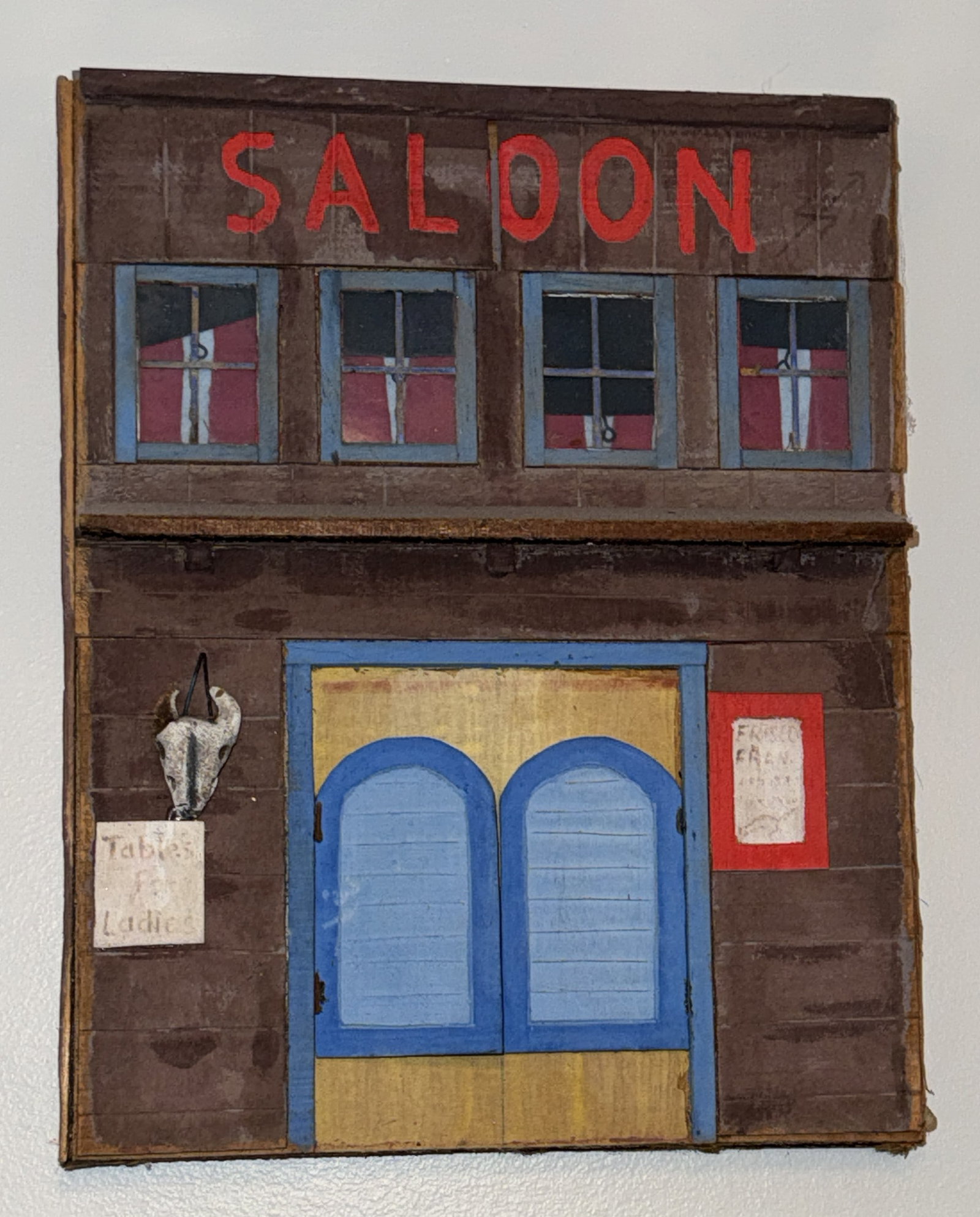 2 RUSTIC CABINETS, SALOON - 2
