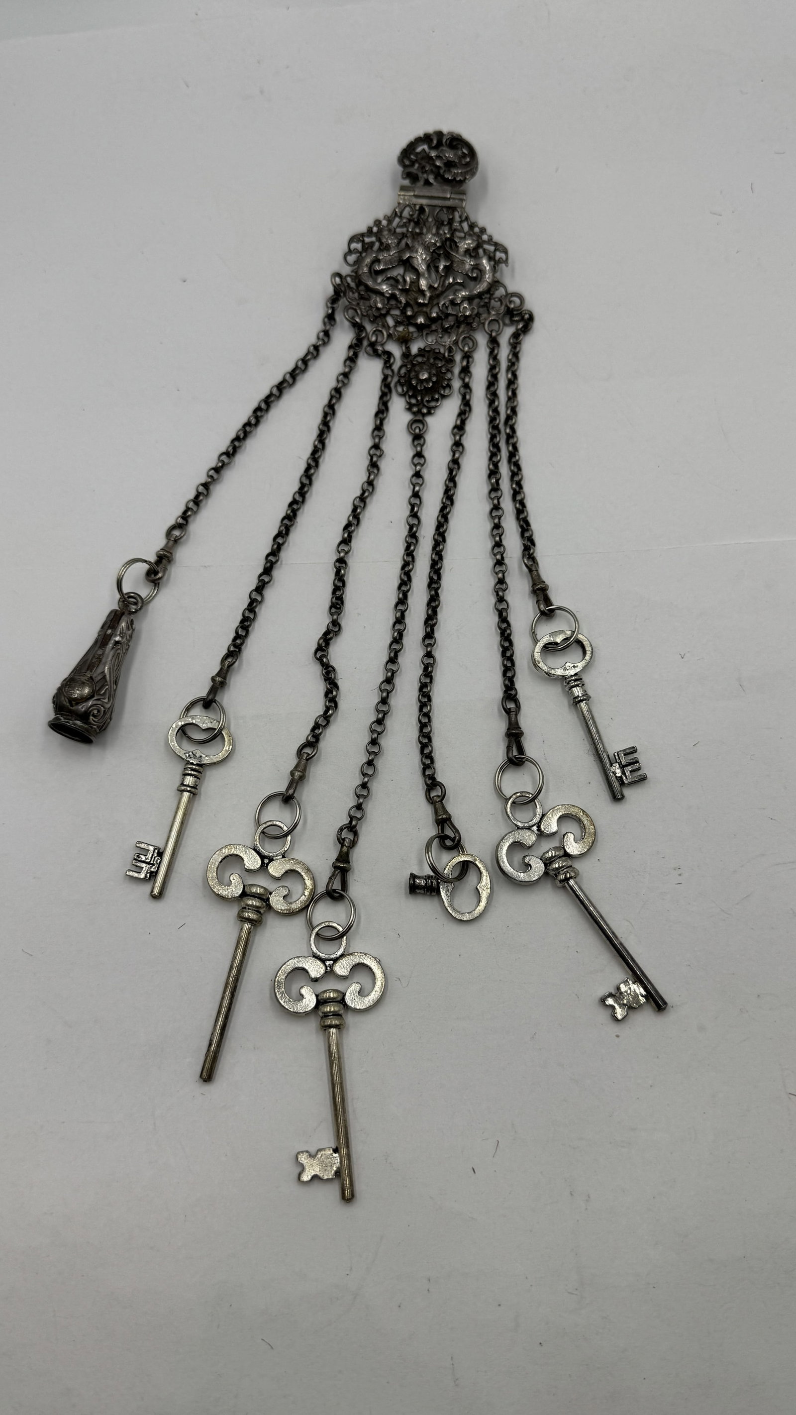 SILVER CHATELAINE - 3