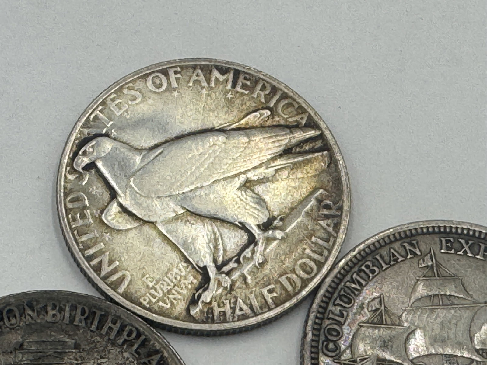 3 COMMEMORATIVE HALF DOLLARS - 9