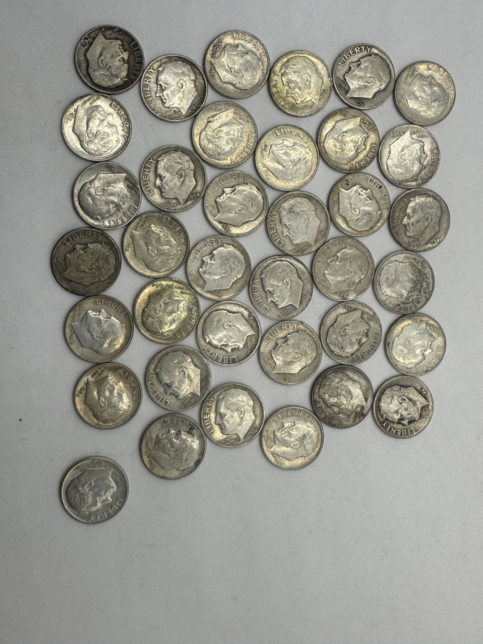 SILVER ROOSEVELT DIMES: SILVER ROOSEVELT DIMES