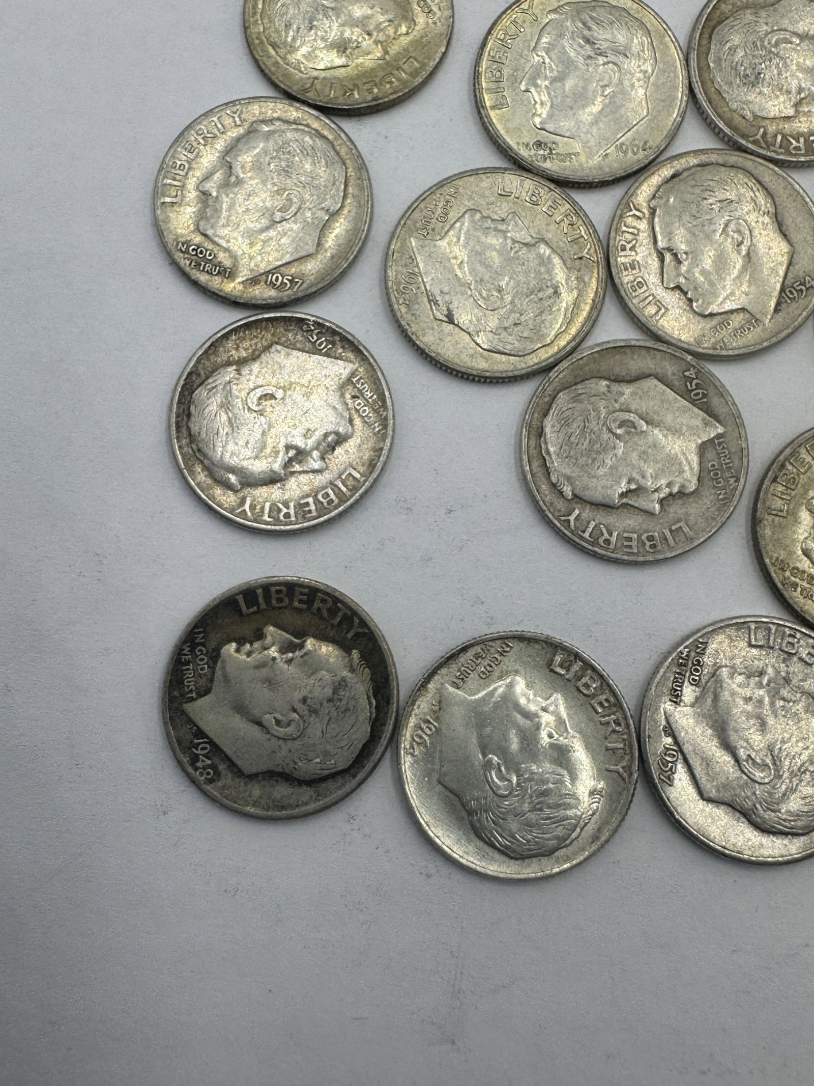SILVER ROOSEVELT DIMES - 2