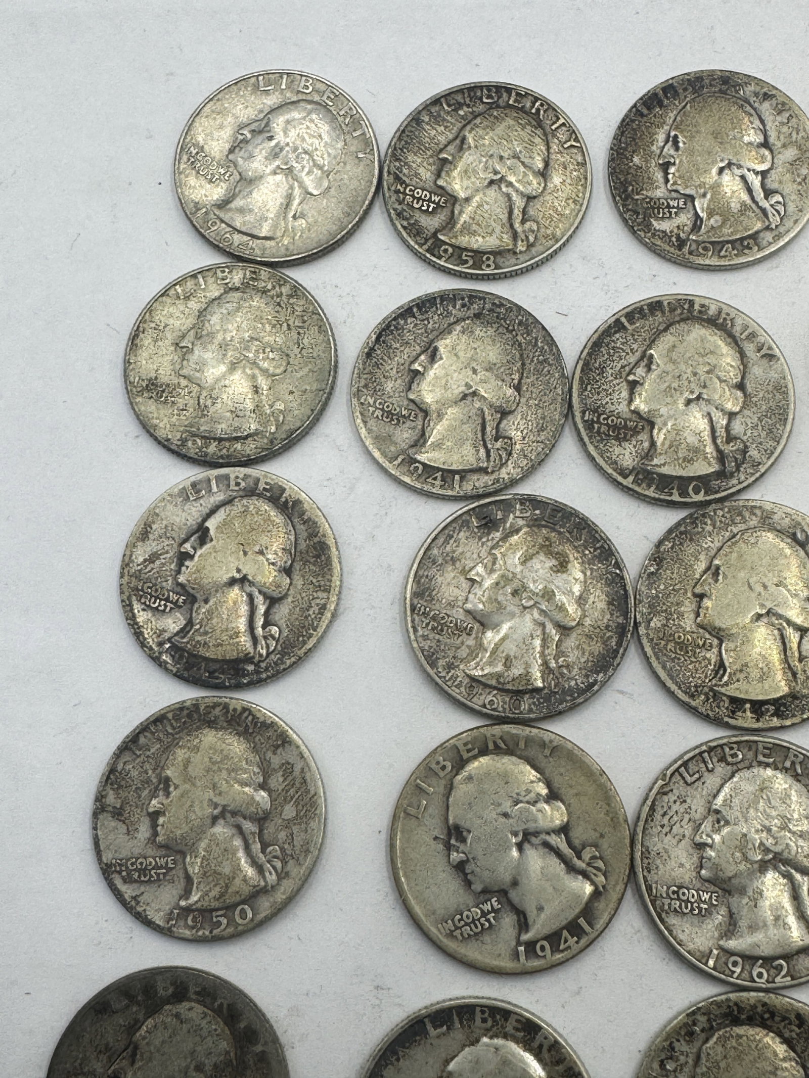 29 SILVER US QUARTERS - 3