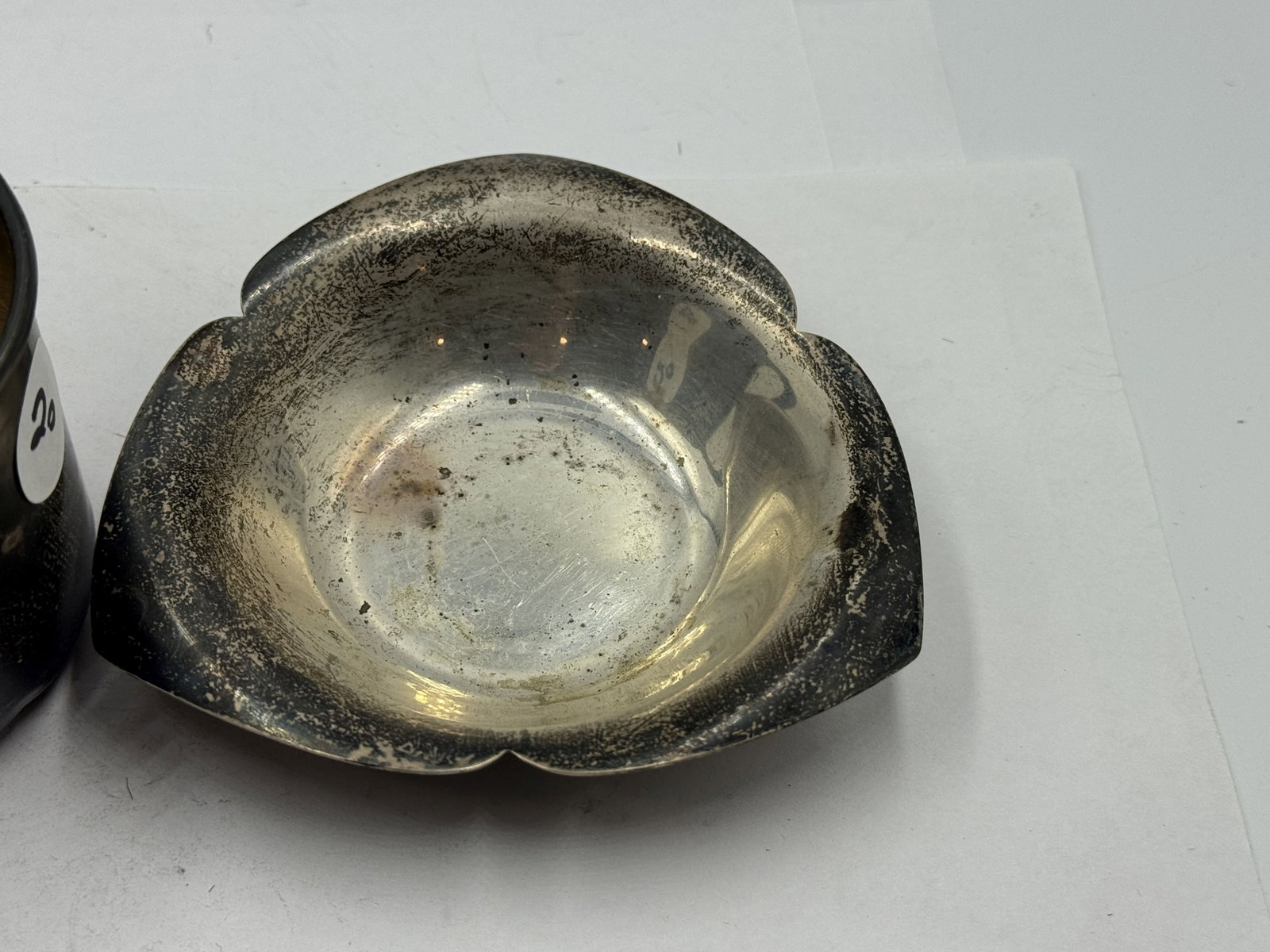 SILVER CUP AND DISH - 2