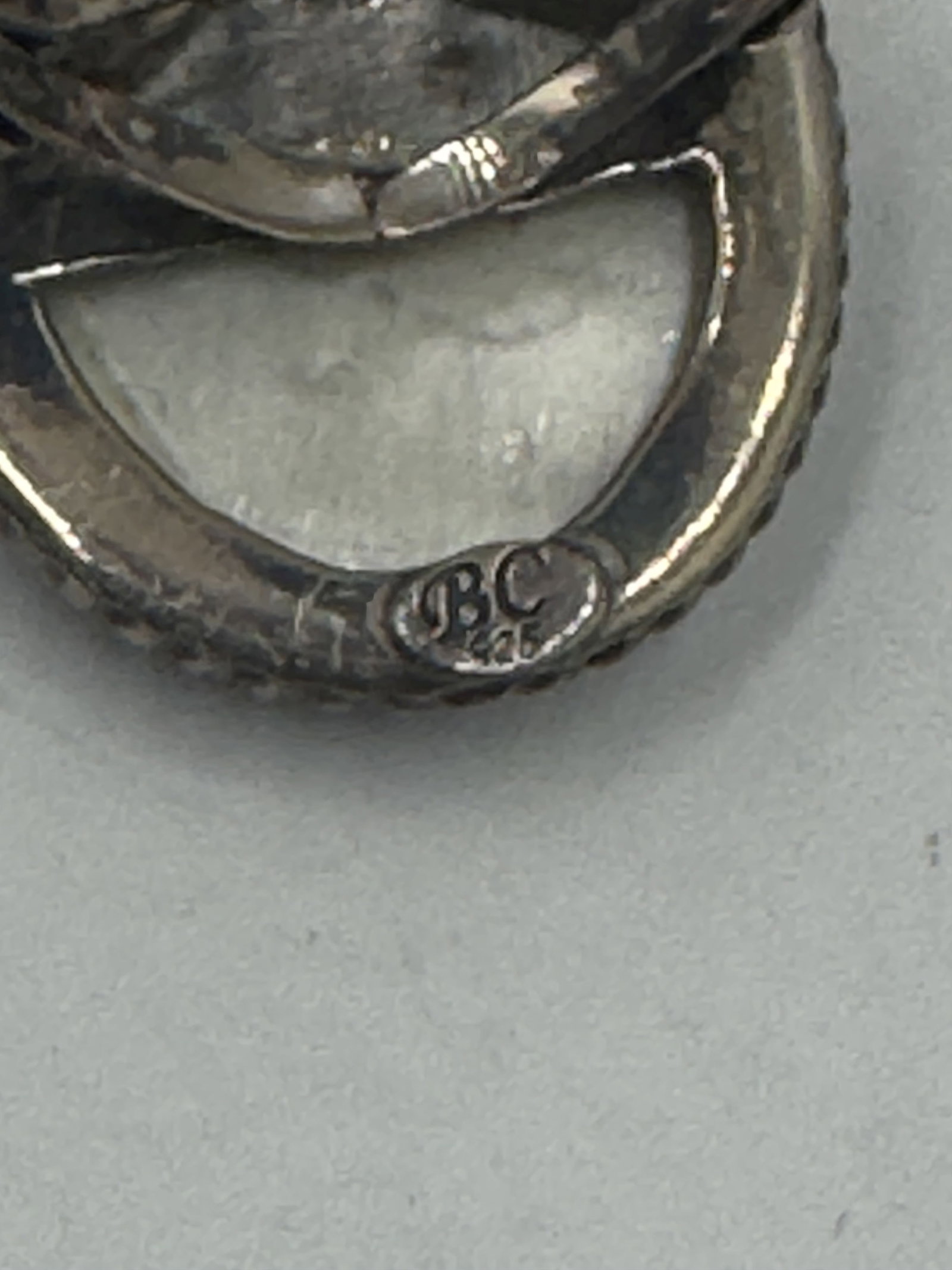 5 STERLING SILVER GEMSTONE RINGS 51 GRAMS - 4