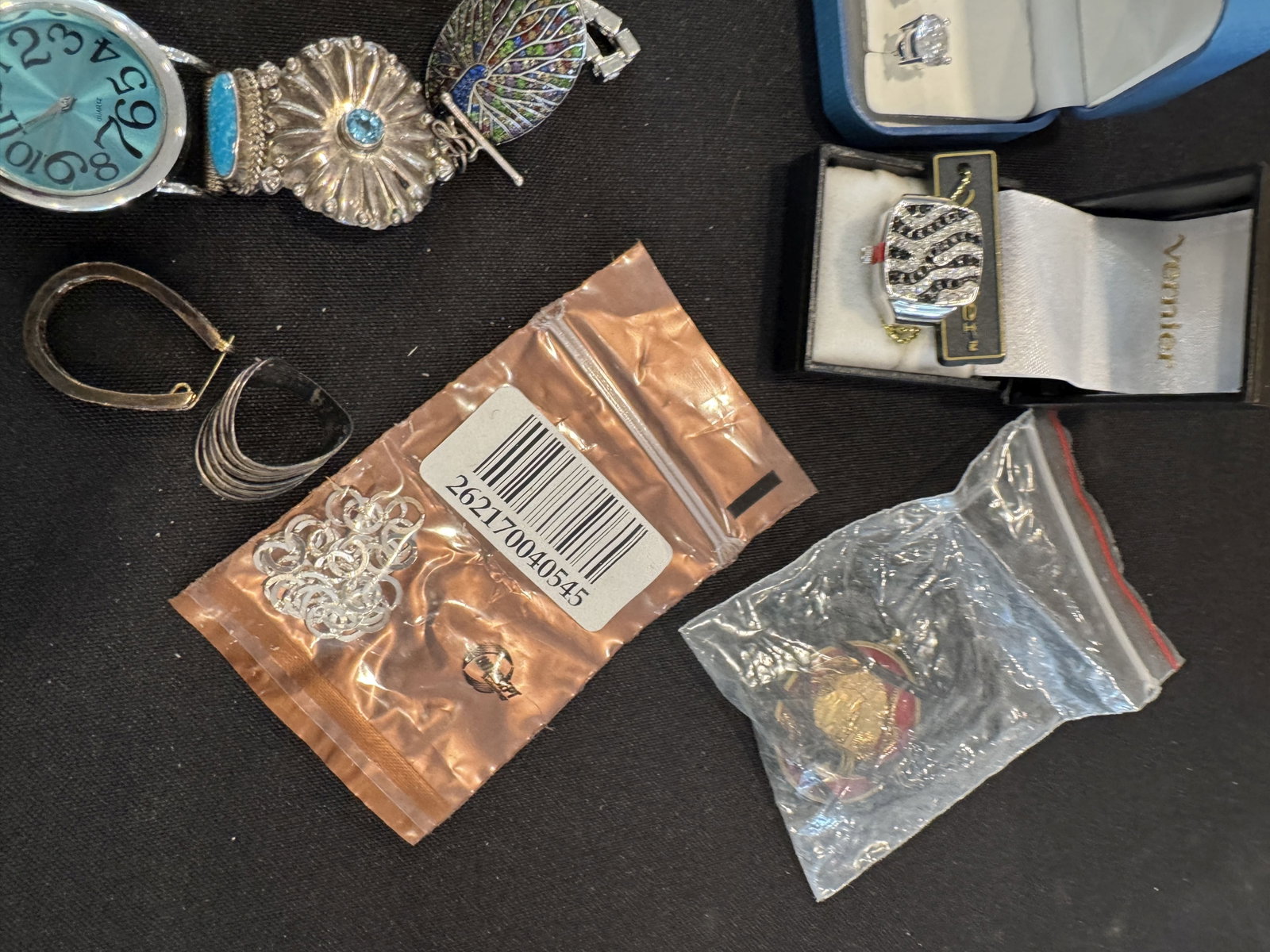 MISC SILVER JEWELRY LOT - 3
