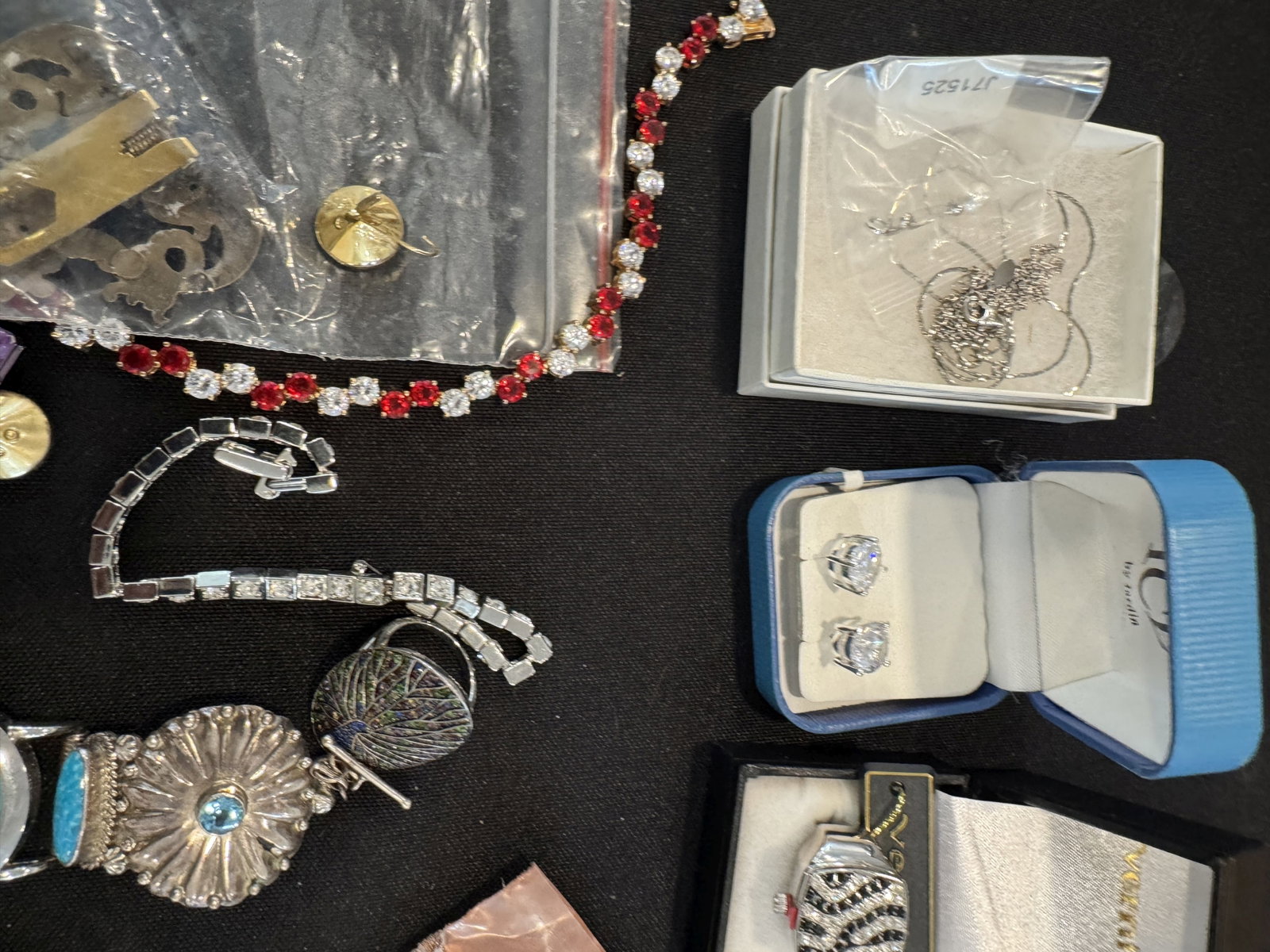 MISC SILVER JEWELRY LOT - 4