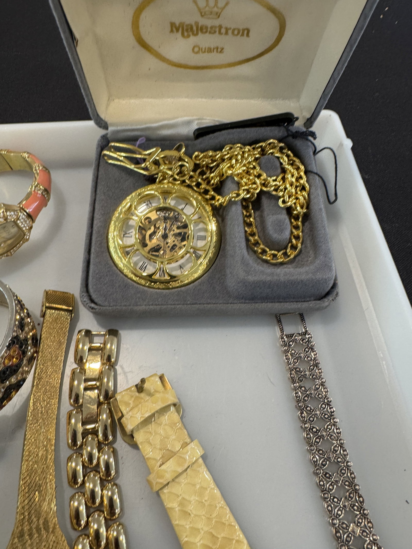 LARGE LOT FLASHY WRISTWATCHES - 6