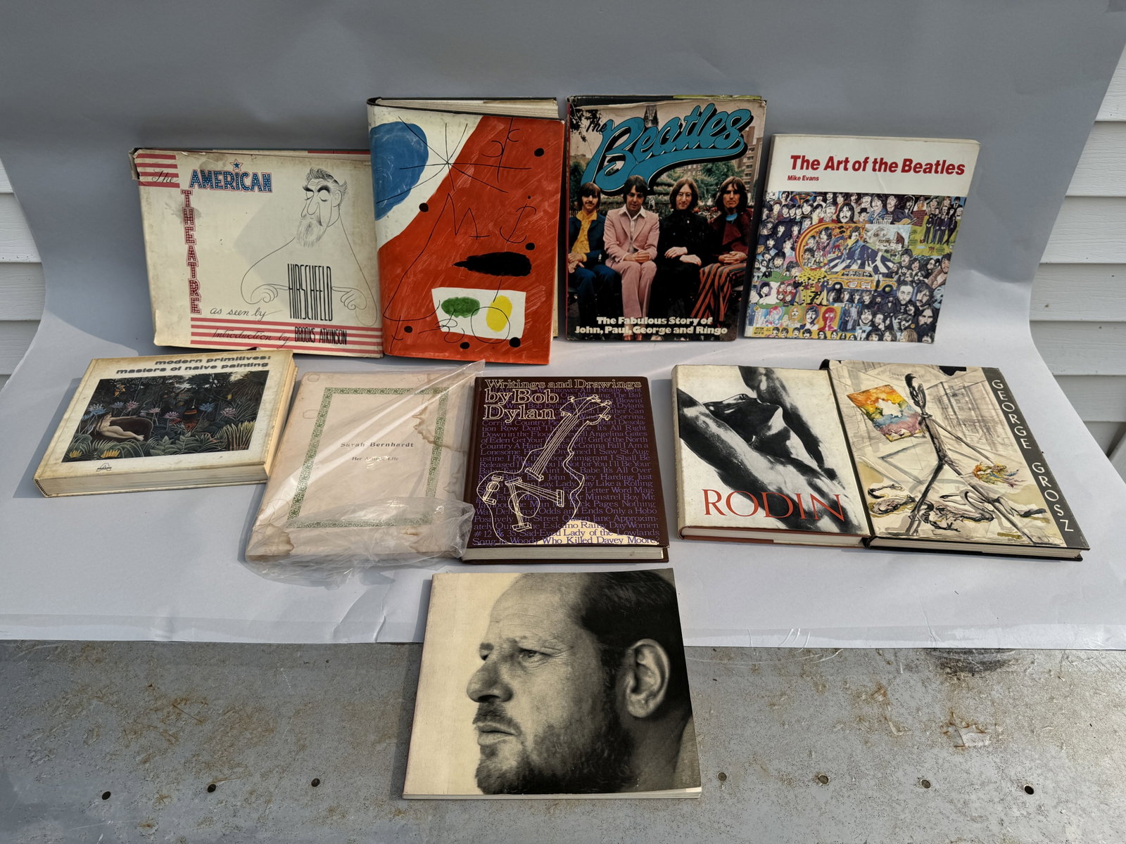 ART BOOKS, JACQUES DUPIN "MIRO" HIRSCHFIELD "AMERICAN THEATER" FIRST EDITIONS (1 of 7)