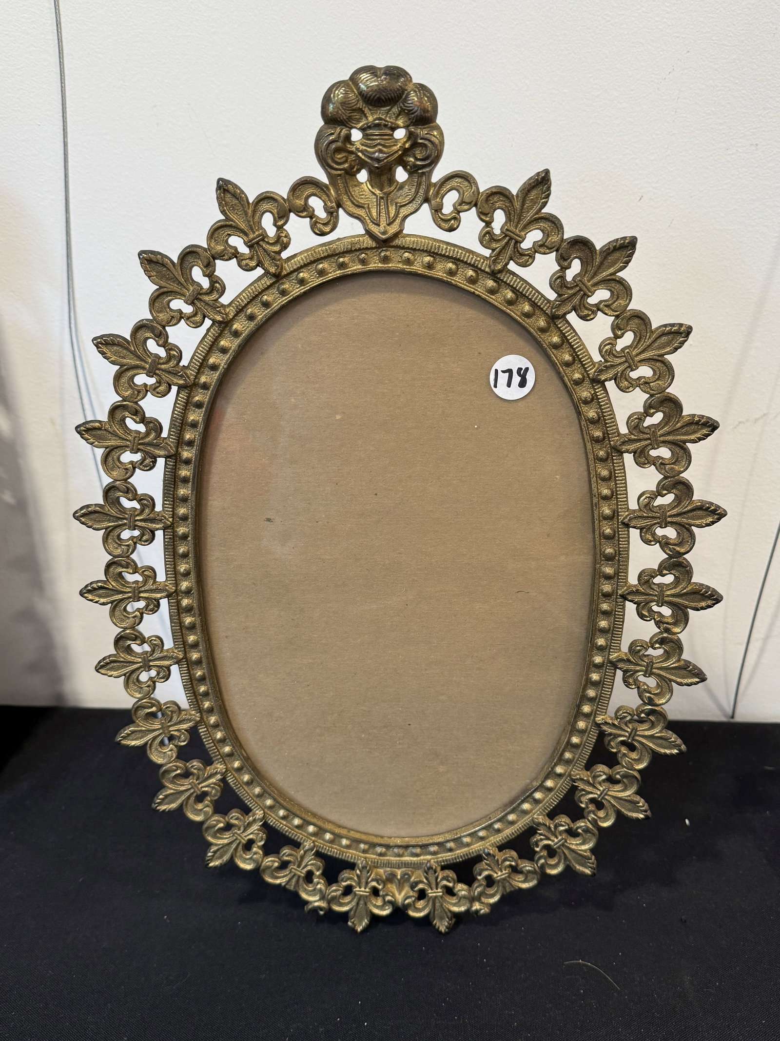 LARGE VICTORIAN EASEL BACK MIRROR, 15.5" X 11" (1 of 5)