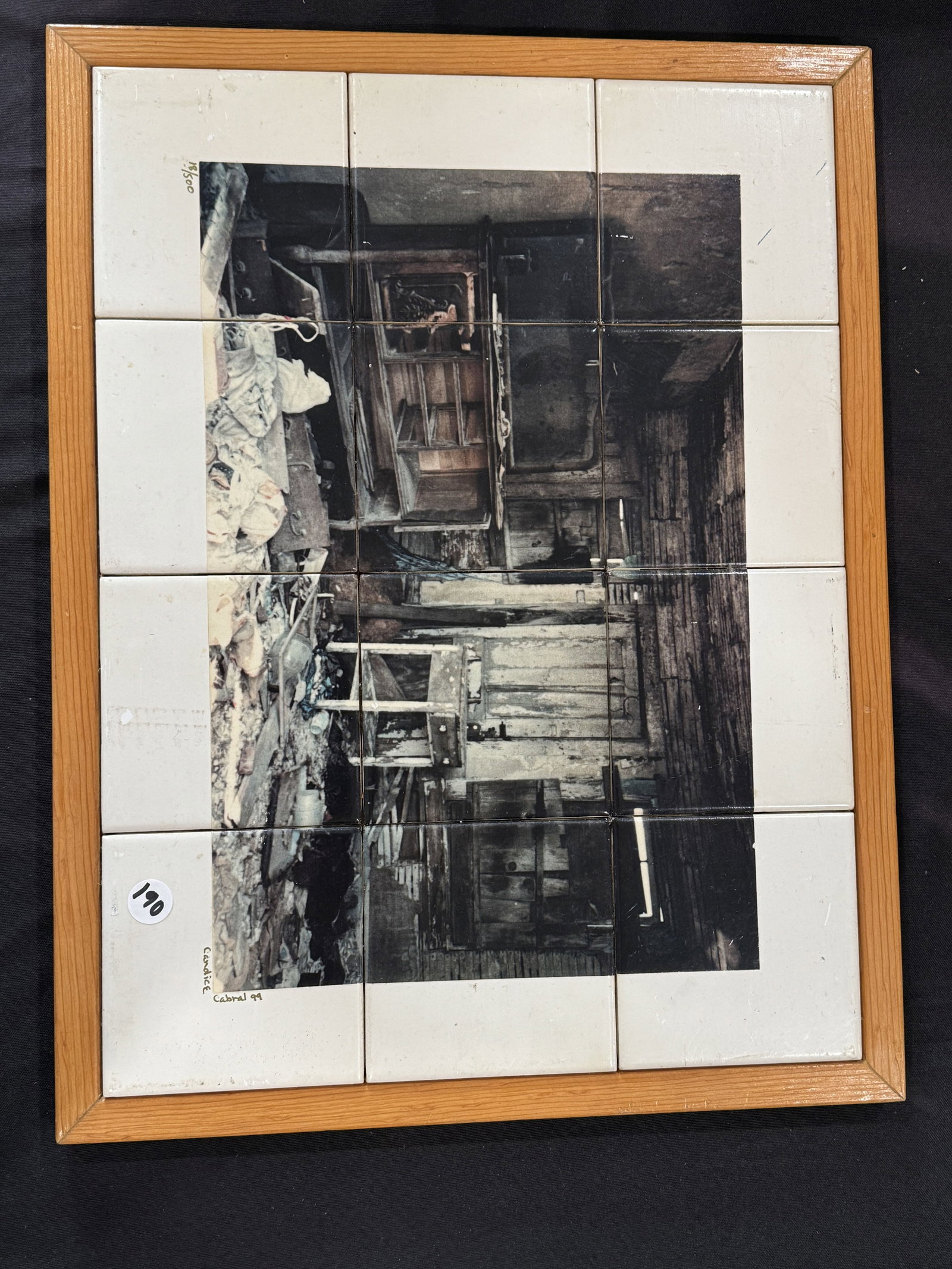 CANDICE CABRAL PHOTO EMULSION ON TILE, 15" X 19" (1 of 9)