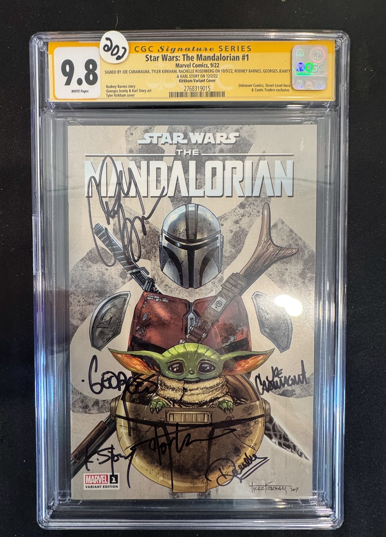 CGC SIGNATURE SERIES GRADED STAR WARS:THE MANDALORIAN #1: CGC SIGNATURE SERIES GRADED STAR WARS:THE MANDALORIAN #1