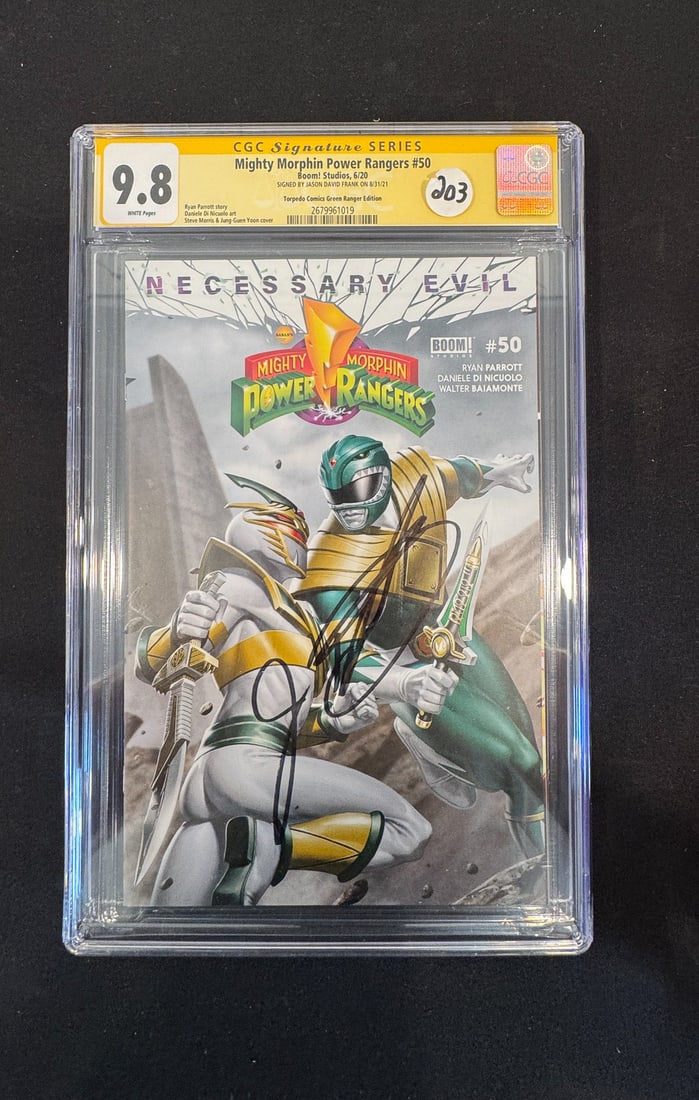 CGC SIGNATURE SERIES GRADED MIGHTY MORPHIN POWER RANGERS #50 (1 of 2)